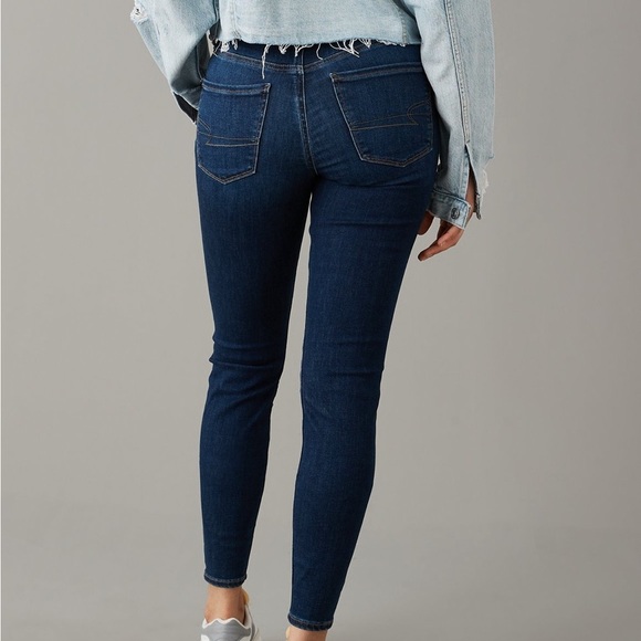 American eagle curvy high rise jegging dark wash - Picture 1 of 10